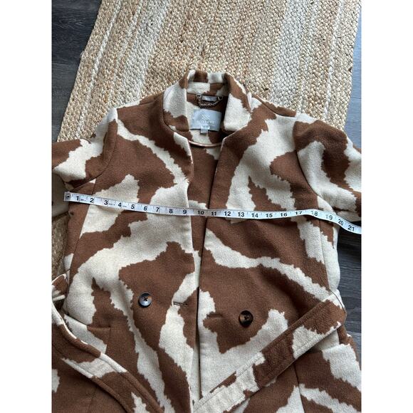 SOIA & KYO Women's Azora Animal Print Jacket Size M - Picture 8 of 16